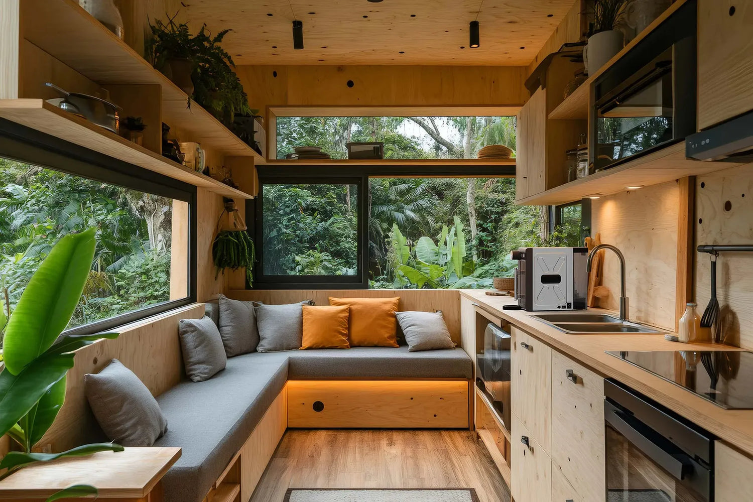Platzsparender Wasserfilter im Tiny House